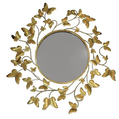 ARTHOUSE Arthouse 5219 Butterfly Mirror; Gold 5219